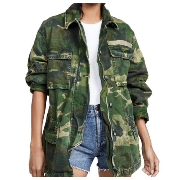 Free People | Seize The Day Camo Jacket - Picture 3 of 5